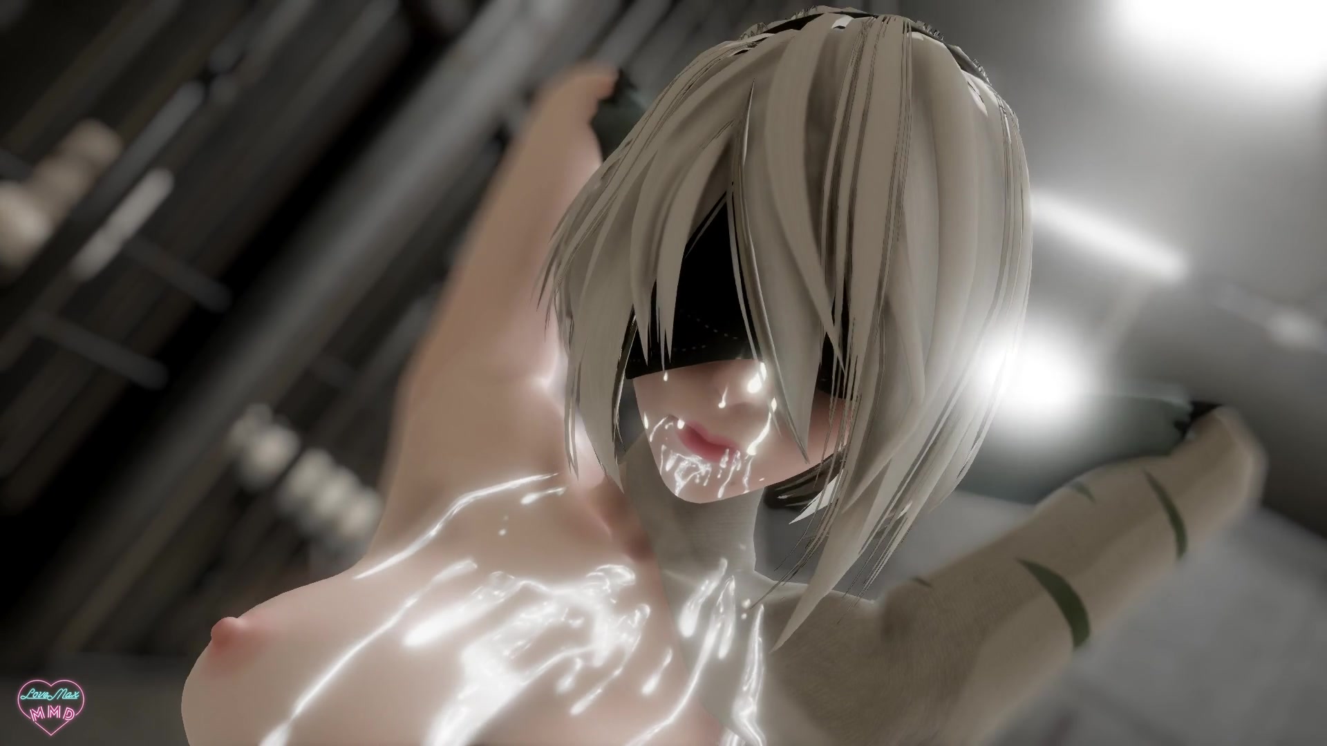 [MMD]2Bと強制子作りダンス！