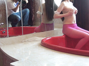 PANS白嫩美女模特紫宣宾馆大尺度私拍美乳红丝袜大阴唇性感阴毛诱惑十足国语对白1080P原版