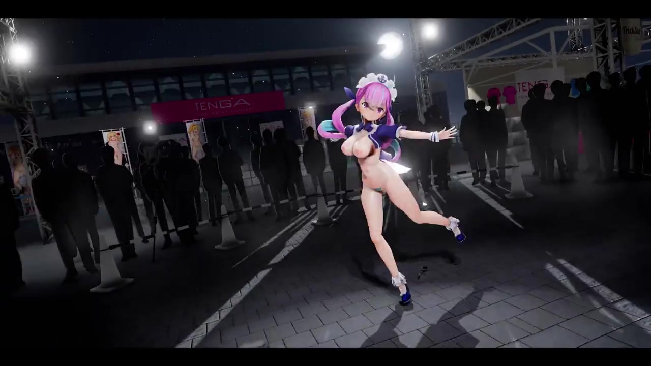 Hentai MMD - あくあちゃんとCatch The Wave！(Mister Pink)