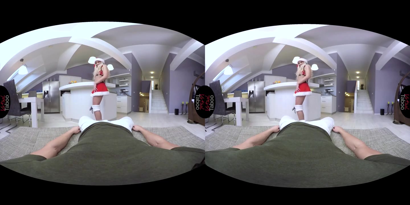 Mom and daughter sharing big lucky cock in VR porn